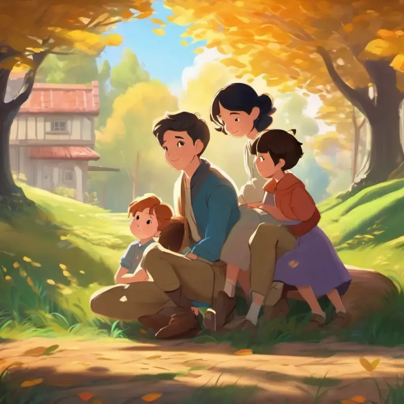 The conclusion of the heartwarming tale, emphasizing the values of kindness, bravery, and the importance of family.