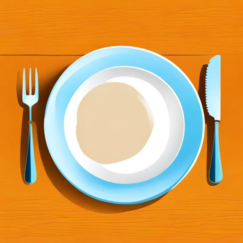 A small scratch on the table caused by a fork