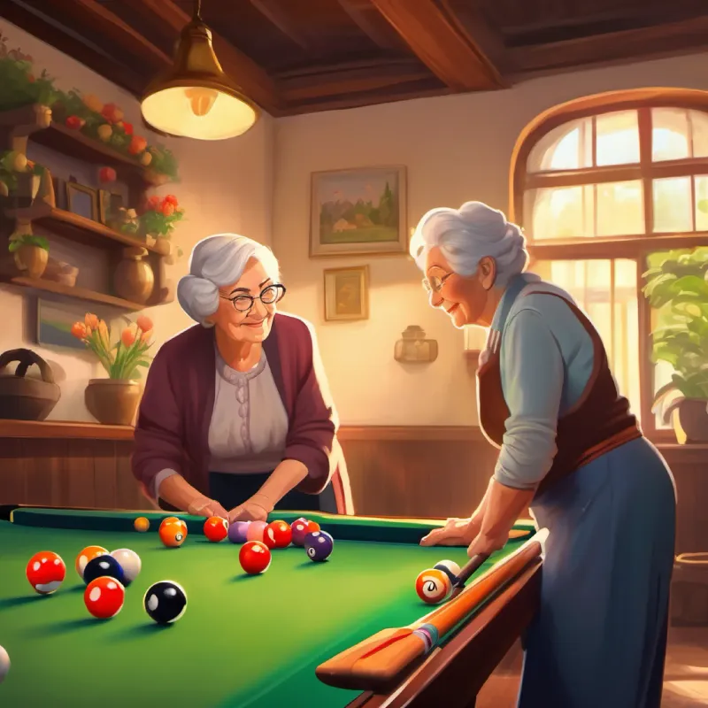 Meeting an Austrian grandma, learning a new pool game