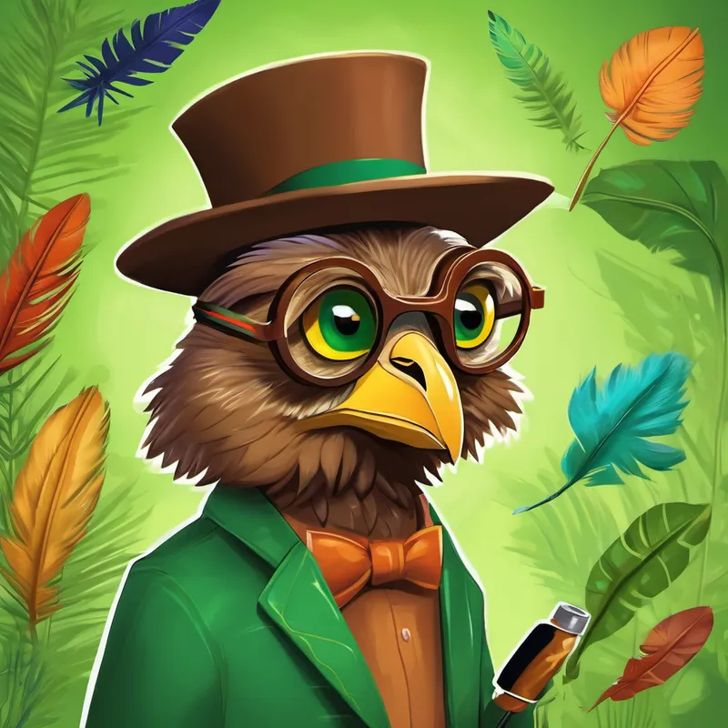 "Dexter (wise old owl, brown feathers and spectacles), my friend," Dizzy (friendly dinosaur, green with a playful smile) said, "I have a math problem to solve Can you help me understand how many groups of 3 can we make from 7?"