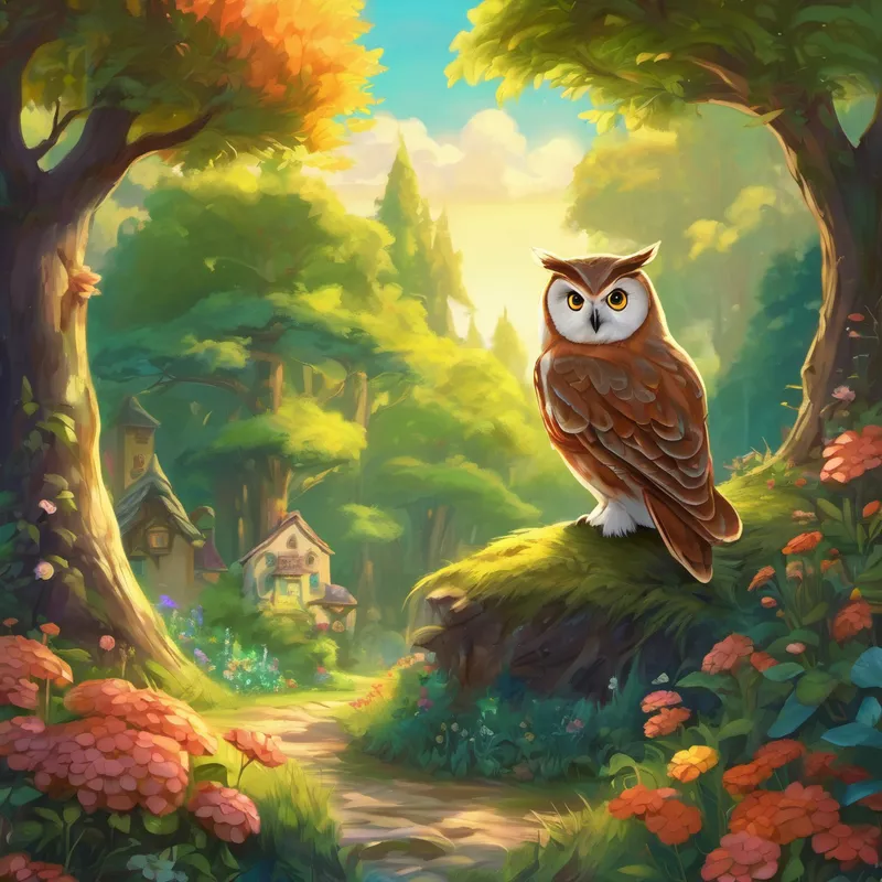 From that day forward, Rosie's bakery became a place of wonder and smiles, where dreams were celebrated and shared. And, throughout the enchanted forest, animals marveled at the magic of dreams coming true, forever grateful for the wisdom of Oliver, the wise old owl who shared his knowledge and kindness with all. The end.