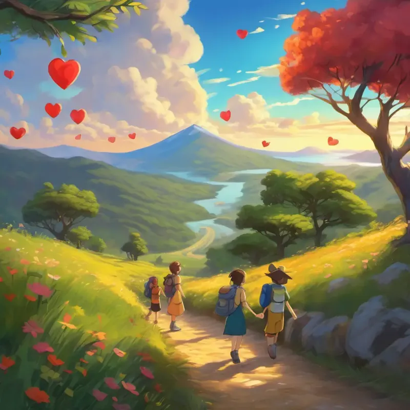 With hearts full of happiness and spirits soaring high, the friends promised each other to return to the Bibbulmun Track, knowing that while nature's treasures are grand, the truest treasure of all is the bond of friendship that holds them together.