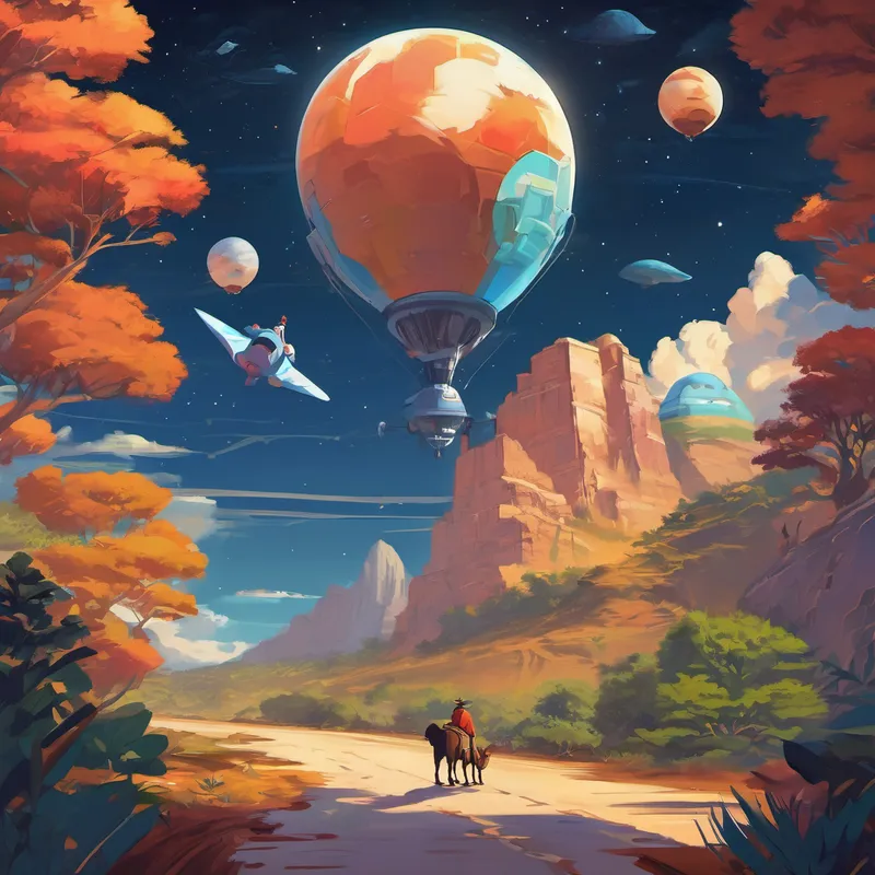 Time passed quickly, and Dino realized that he needed to return home before his family worried about him. With a heavy heart, he bid farewell to Zuzo and his friends. As the spaceship zoomed back towards Earth, Dino couldn't help but reflect on his marvelous adventure. He had seen wonders beyond his wildest dreams, made new friends from different worlds, and now he was going home with memories that would last a lifetime.