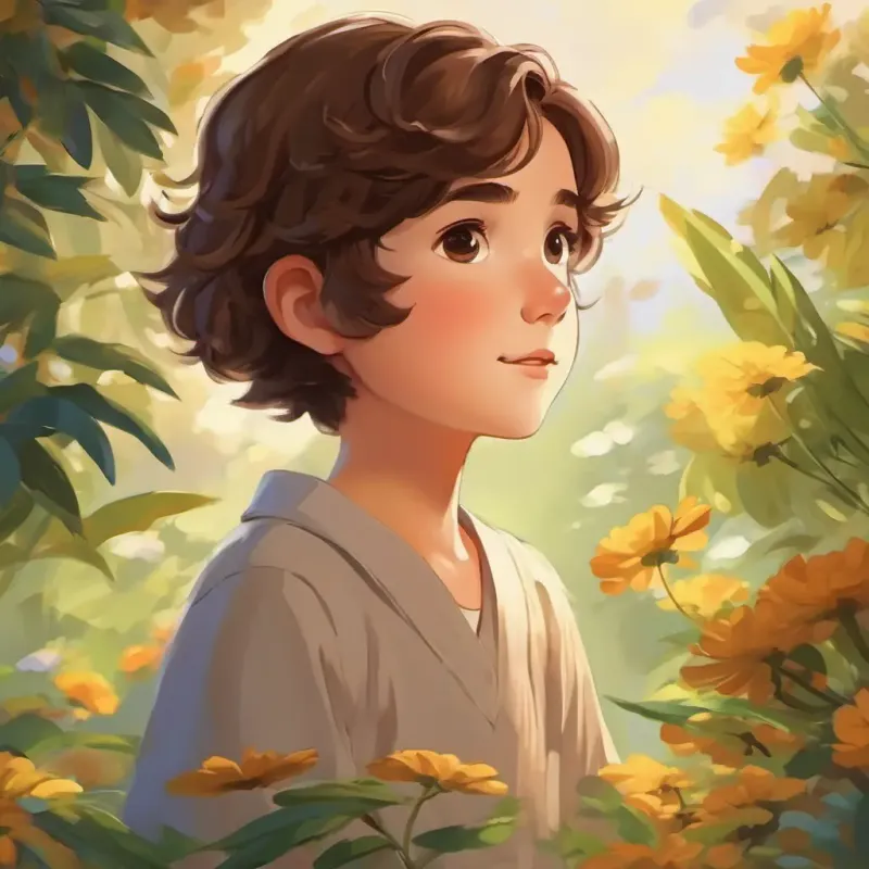 Eli has short brown hair and lively brown eyes's song of peace touching many hearts