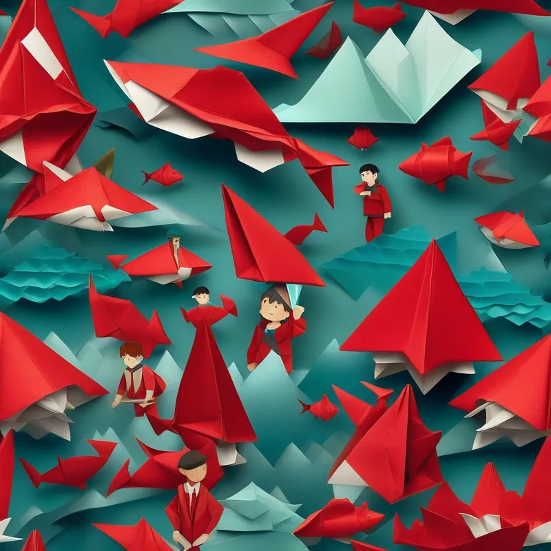 Curious boy with wild imagination, wearing a red cap and his friends become 'The Underwater Guardians'.
