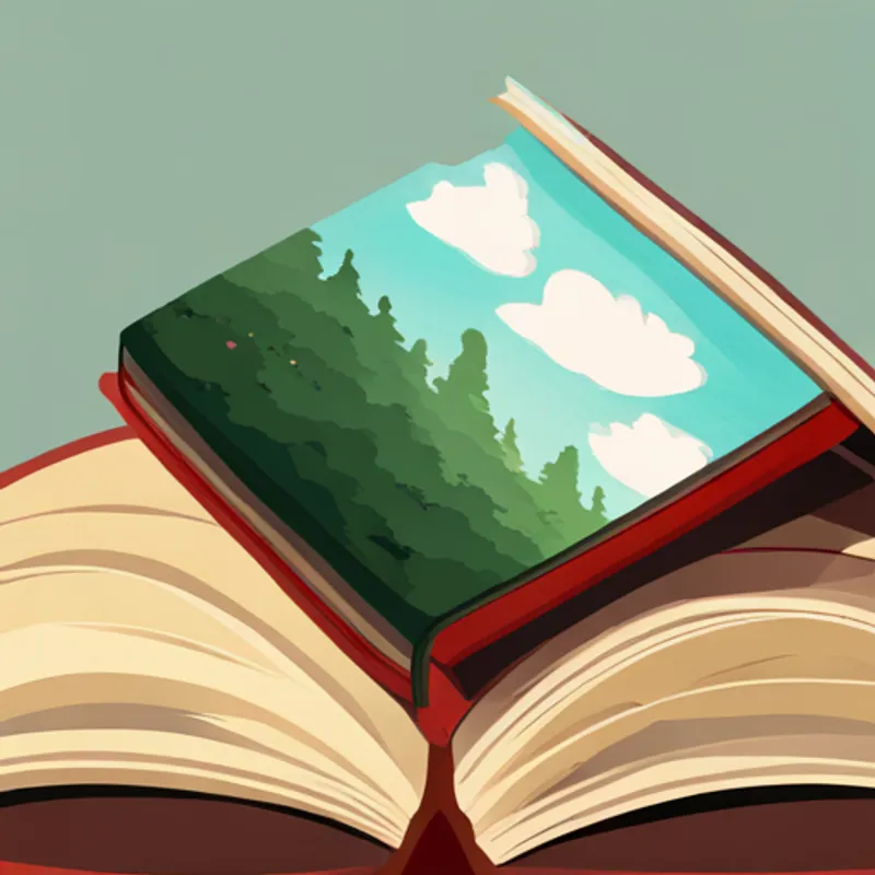 A book closing with a final page