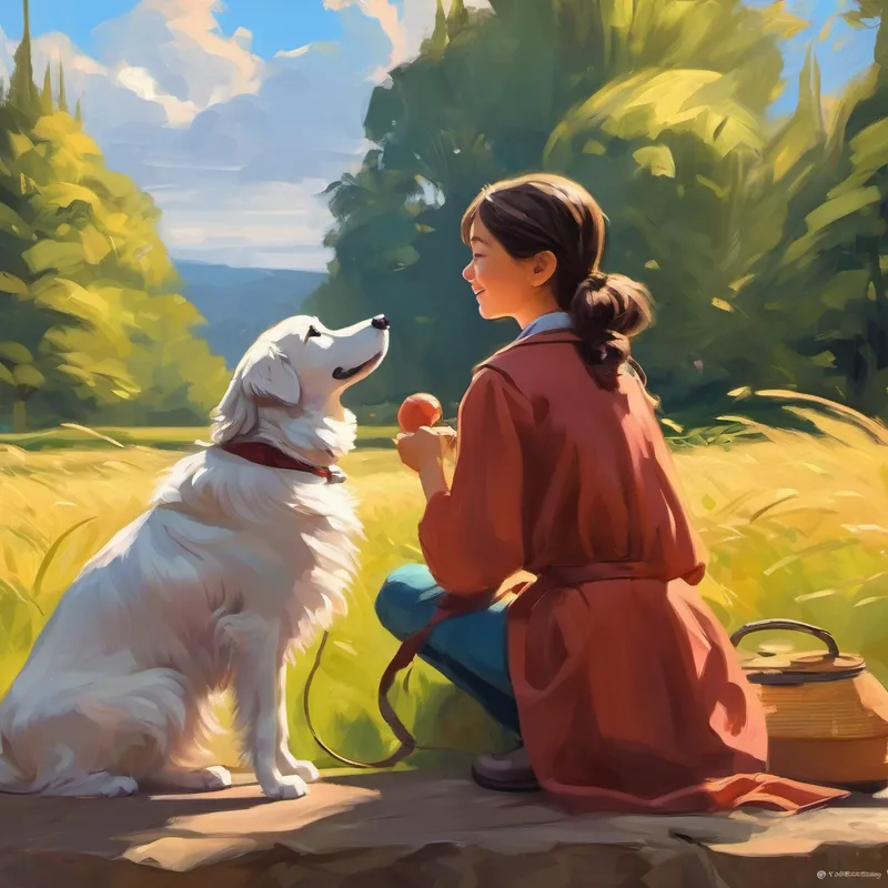 Sofia listened intently as Tito continued, "The first important thing in life is kindness. Kindness is like a magic force that can make the world a better place. When you are kind to others, it brings warmth to their hearts and brightens their day." He paused for a moment and then said, "The second important thing in life is love. Love is a powerful feeling that connects us all. It can be found in the embrace of a loved one, the wag of a dog's tail, or the laughter of a friend."