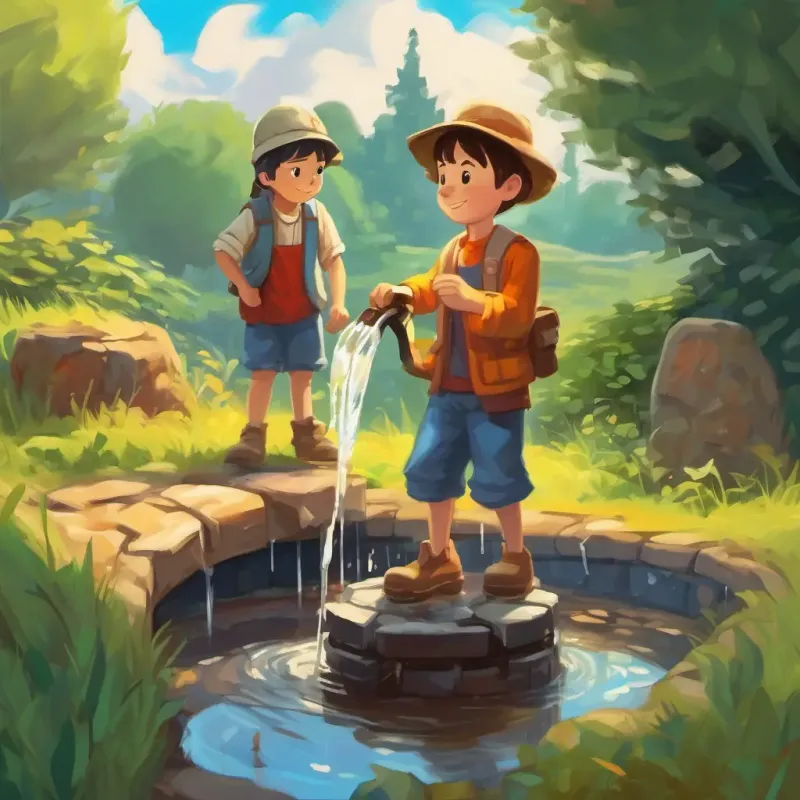 Discovering the broken water pump.