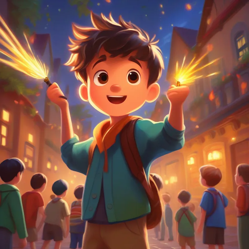 Curious and adventurous boy with a spark of excitement. returns to the real world with a promise to be a better listener.