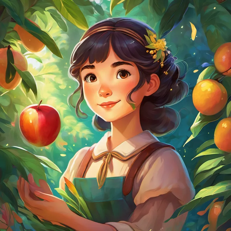 Months passed, and Lily's heart filled with wisdom. She returned to the glade, a garden of knowledge blossoming within her. Approaching the Tree of Wisdom once more, she now recognized its branches were filled with vibrant, glowing fruits – the magical seeds of success she had been seeking. Feeling grateful, Lily carefully plucked a single seed from the tree and held it close. The seed emitted a soft, warm light, confirming its extraordinary nature. She knew that with the knowledge she had gained and the seed's power, she could create something truly remarkable.