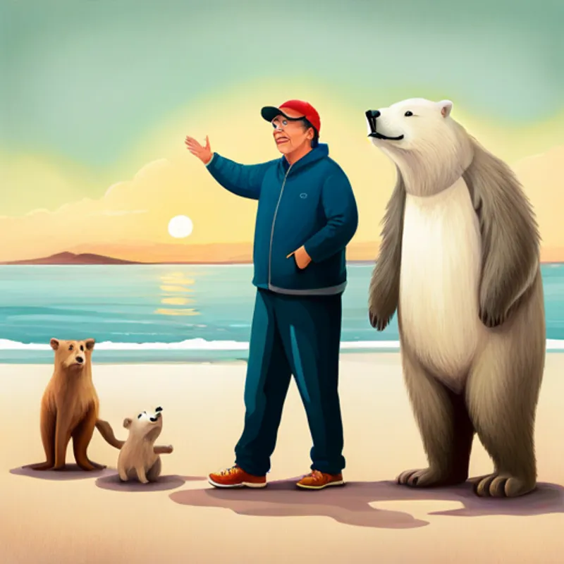 Max and other polar bears teaching humans about conservation