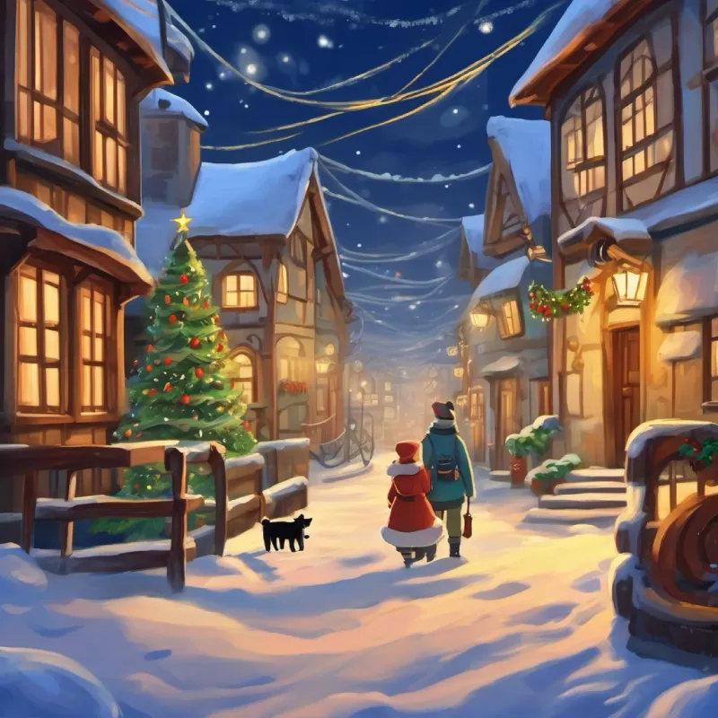 Returning home, sharing the adventure story.