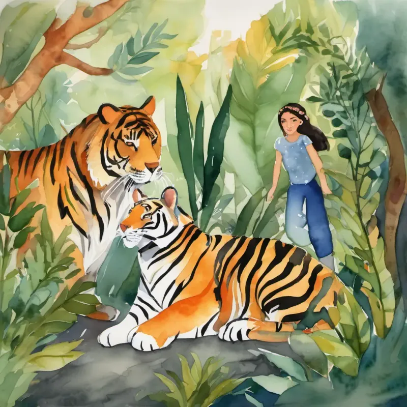 Emma taken to zoo, meets Nessa, a tiger, and faces the evil snake Ana.