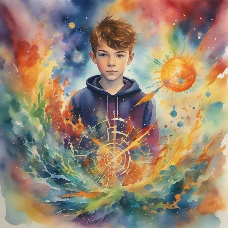 Teenager with the power to control time, energy, and matter. discovers the Action Mind and the Elementals in Chroma.