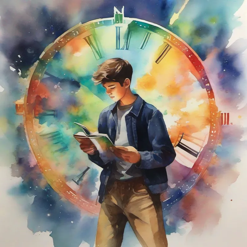 Teenager with the power to control time, energy, and matter.'s realization of his responsibility and the unity of the Chroma Champions.