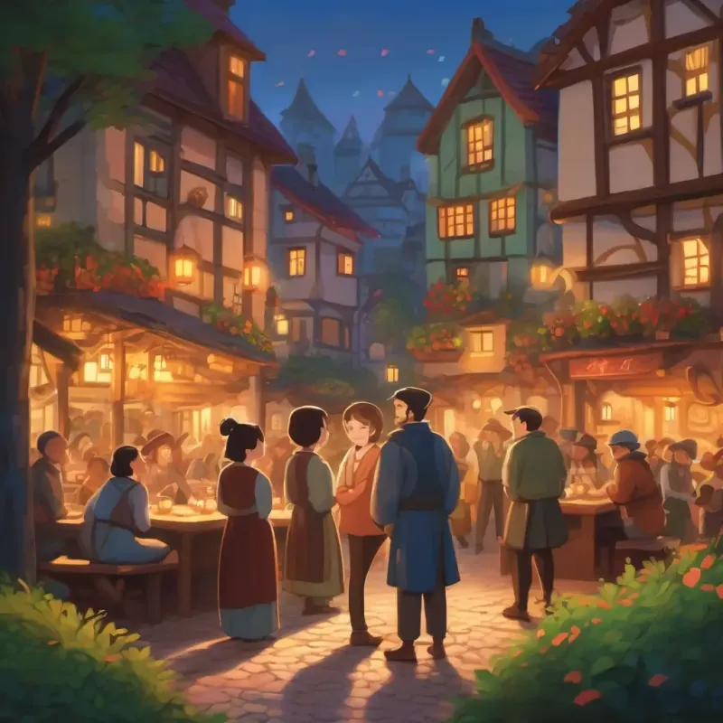 Conclusion with townsfolk appreciating the message of diverse love.