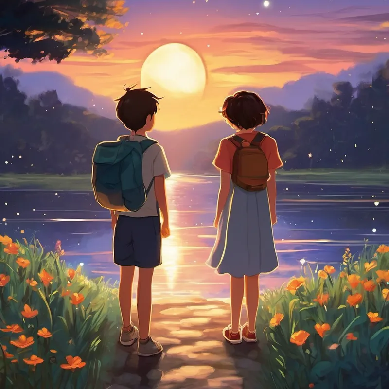 From that day on, Lily, Max, Mia, and Jake made a promise to always be there for each other, no matter what. Their friendship had grown stronger than ever, serving as a reminder that true friends light up each other's lives like stars in the night sky. And so, dear friends, remember that true friendship is a treasure to be cherished. It can guide you through the darkest of nights and bring joy during the brightest of days. Whether it's on Earth, within our galaxy, or on distant planets, let friendship be your guiding star, lighting up your path wherever you may go.