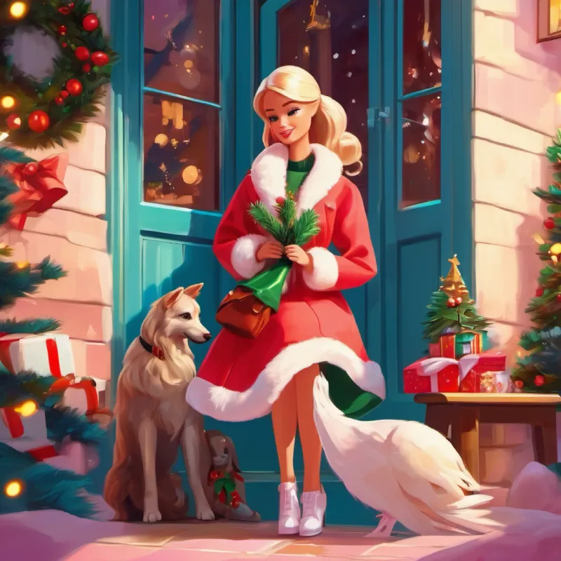 Barbie cares for the bird and shares her dreams.