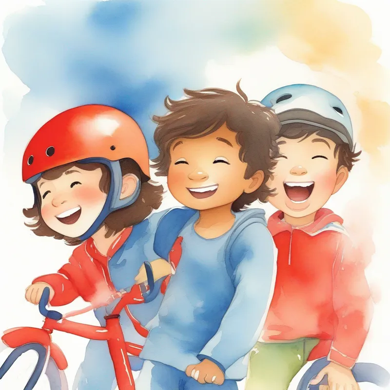 Aman is a sleepyhead with tousled brown hair and blue pajamas and Sachin is a daring adventurer with a mischievous grin, wearing a red helmet standing side by side, Aman yawning, Sachin smoking and riding his bike