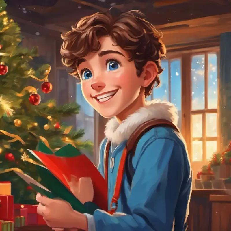 Young, determined college student with brown hair and blue eyes's excitement and preparation for the casting
