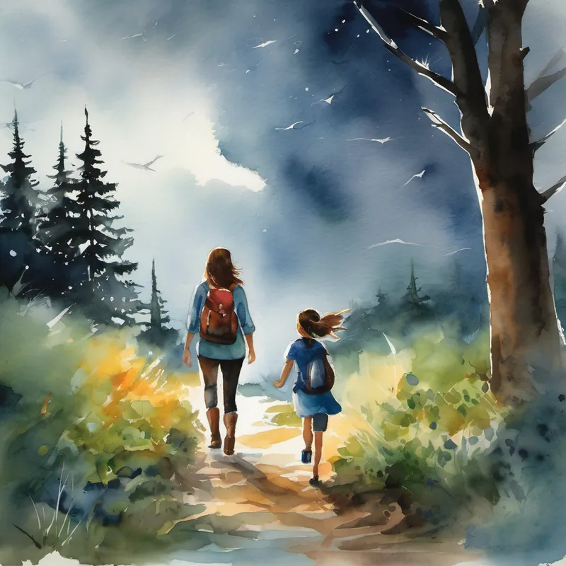 Just as the sky began to clear, an unexpected sound filled the air – thunder. Lynn immediately recognized the terror that gripped Jamie at the sound and quickly decided to reciprocate their friend's bravery. She took Jamie's hand and led them to a nearby shelter, where they found refuge from the looming storm. Inside the shelter, Lynn shared stories of her own struggles during thunderstorms, narrating how she had learned to calm her fears. Inspired by her resilience, Jamie listened intently, and together, they developed techniques to manage their anxiety during storms.