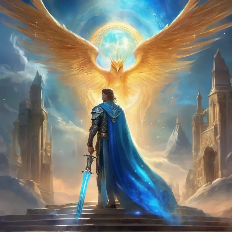 Introduction of Azure eyes, warm smile, lonely and his predicament, setting the stage for the central conflict of the story.