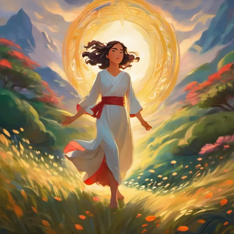 Isadora's spirit urges Kia to help break the curse, evoking empathy.
