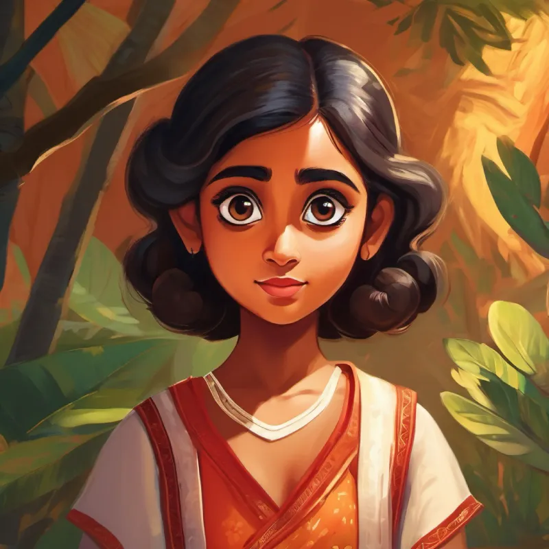 a bengali girl with big eyes