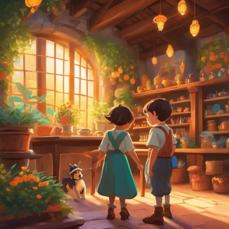 Wishing for magic, playful interaction.