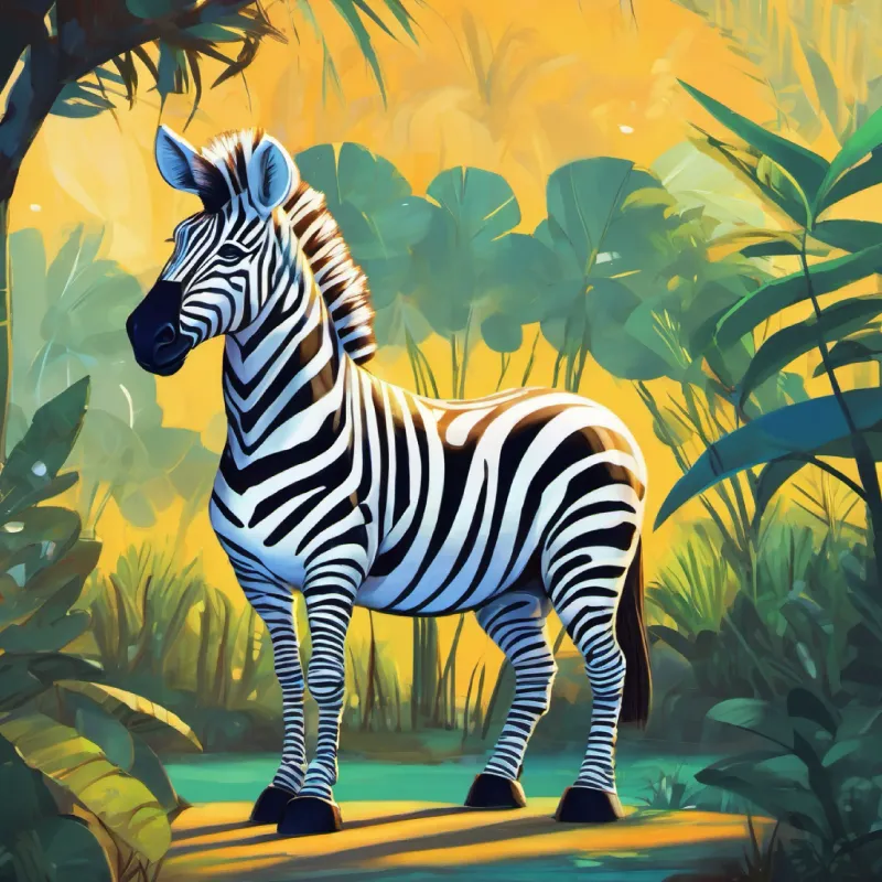 Introducing Zenbot, dreaming zebra, in the Zambian zoo.