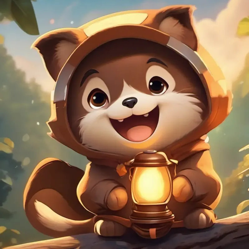 A cheerful, brown-colored little character with twinkling eyes, always ready for adventure's transformation and the impact it had on the world around him