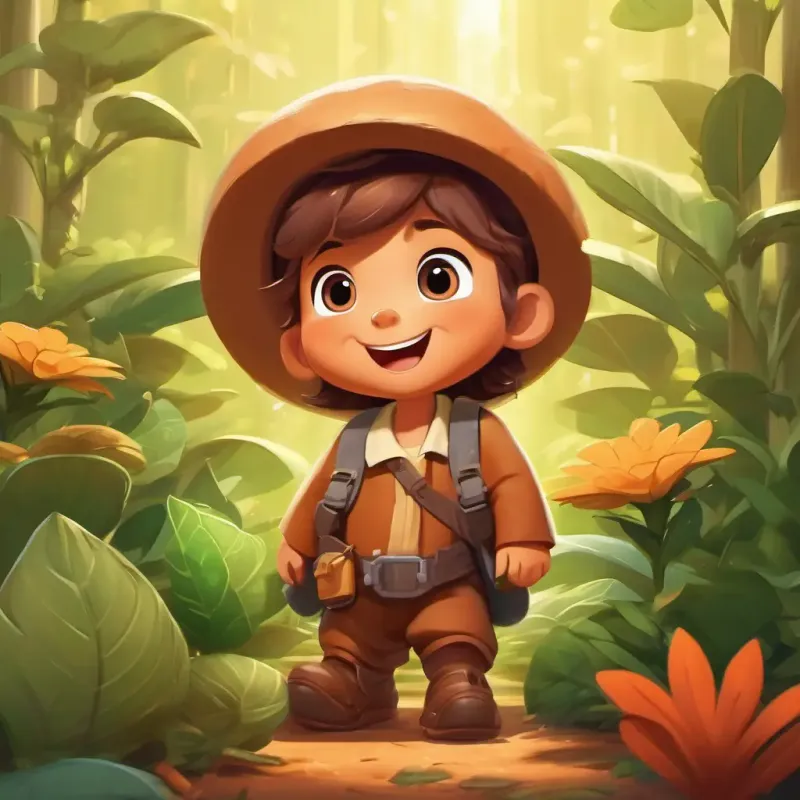 A cheerful, brown-colored little character with twinkling eyes, always ready for adventure's role in nurturing the plants and bringing new life to Toilet World