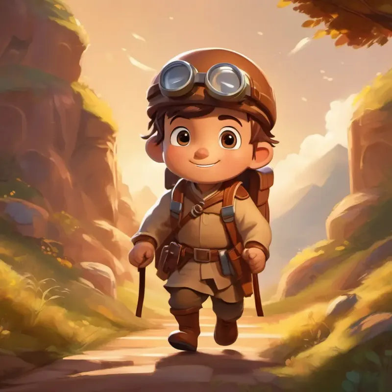 The conclusion of A cheerful, brown-colored little character with twinkling eyes, always ready for adventure's adventure and the lasting impact of his heroic deeds