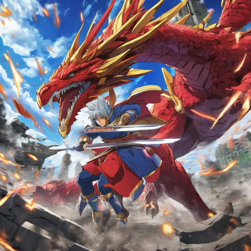Alexis defeats the rival dragon, forcing Boros's army to retreat.