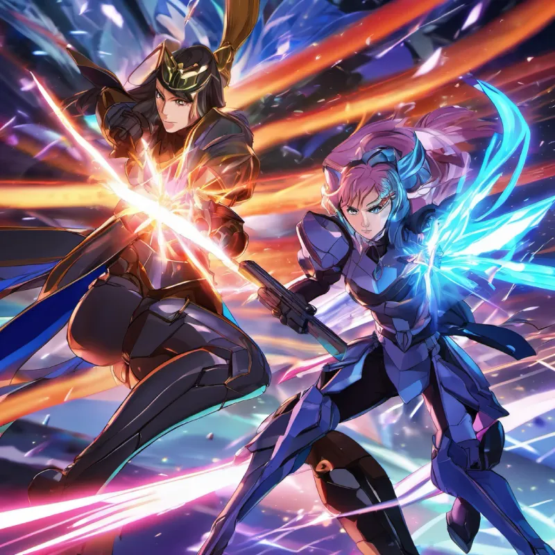 Alexis fights valiantly to defend Elara.