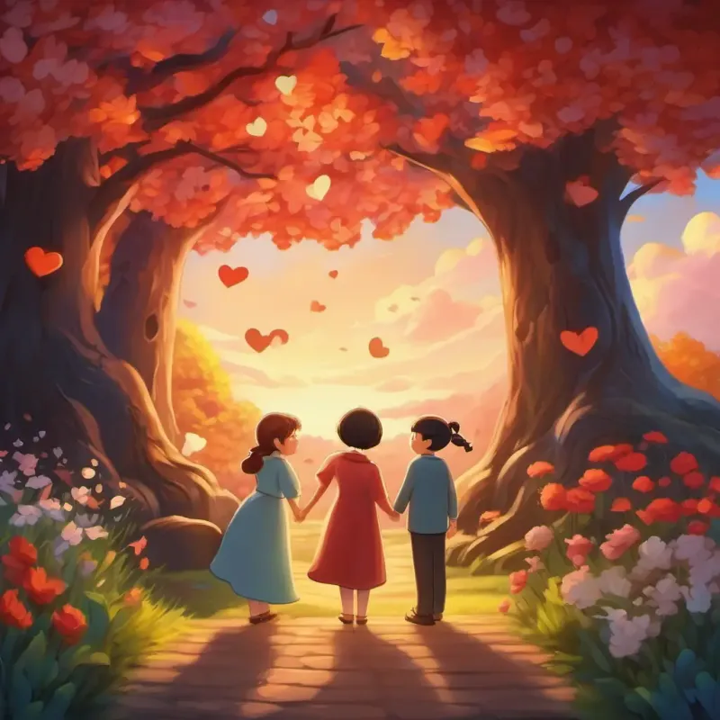 Ending the story with a message of love, unity, and understanding that conquers all differences.