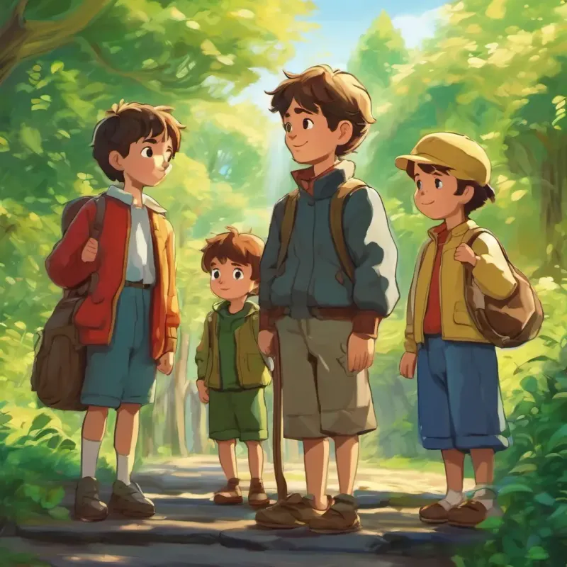 Oliver's friends learn to be supportive and understanding. They show empathy towards Oliver's experiences with the invisible suit.