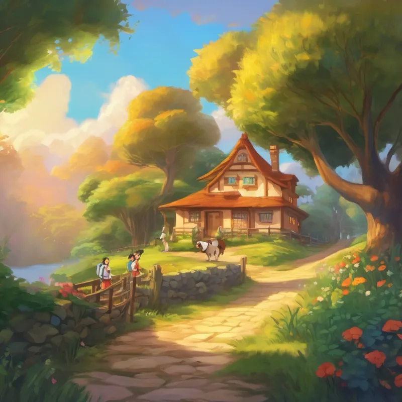 The friends return home, filled with happiness and the special memories of their adventure.
