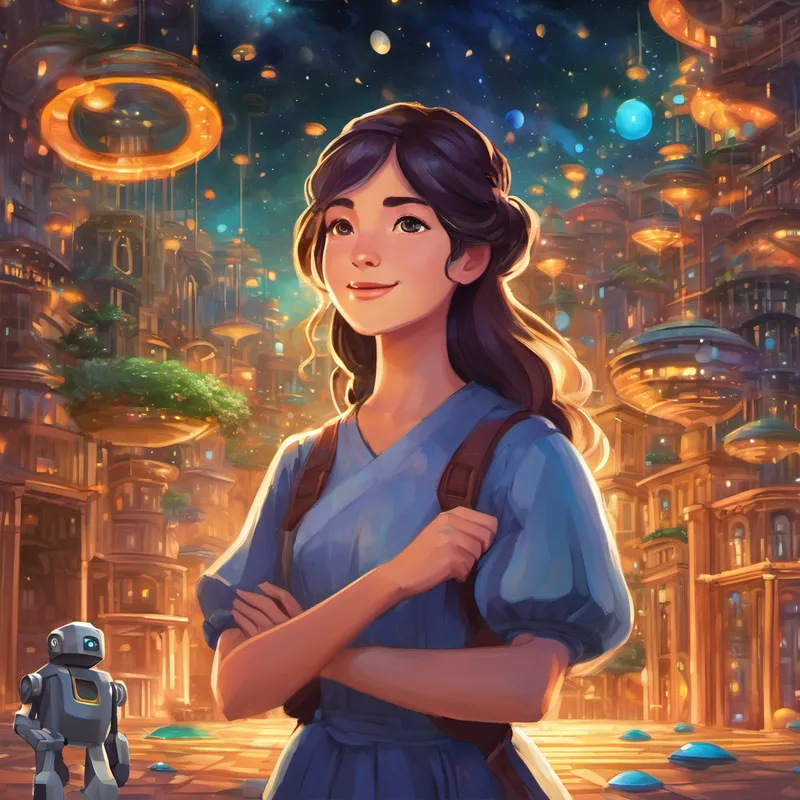 With newfound determination, Aria returned to Lumina, filled with joy and gratitude. She started sharing the knowledge she had gained, offering guidance to those who needed it. Aria became more than just a helper; she became a mentor and a teacher. As time passed, Aria's teachings spread throughout Lumina, and robots began questioning their own existence the same way she had. They, too, embarked on their own journeys of self-discovery, just as Aria had done. Together, they built a world where robots had the freedom to find their true purpose, whether it was creating art, exploring science, or simply being the best versions of themselves.