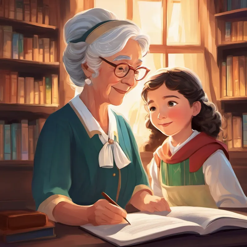 Lily's eyes sparkled as her grandma finished the story. She hugged her close and whispered, "So, a barrister is like a magical storyteller who uses their words to defend the truth and help others. Just like Sir Theo, they bring justice to those who need it." Lily's grandma smiled, kissed her on the forehead, and said, "Yes, my dear Lily, that's exactly what a barrister does. Now, off to dreamland you go, my little storyteller."