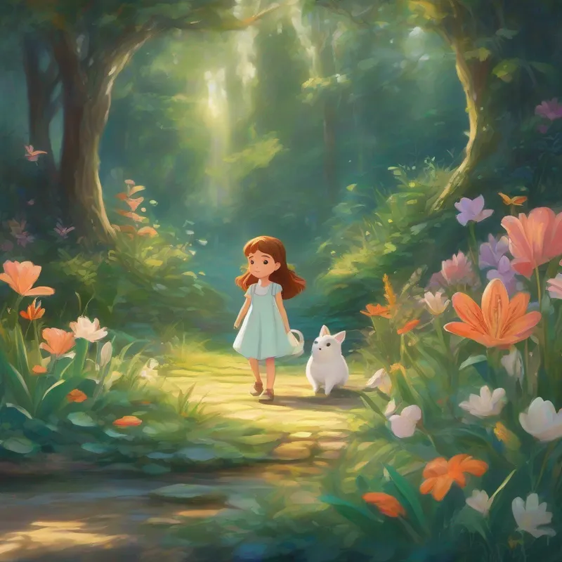 Lily becomes small and joins magical creatures on an adventure to find a key