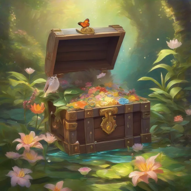 Lily opens the Fairy Queen's treasure chest and is granted a special wish