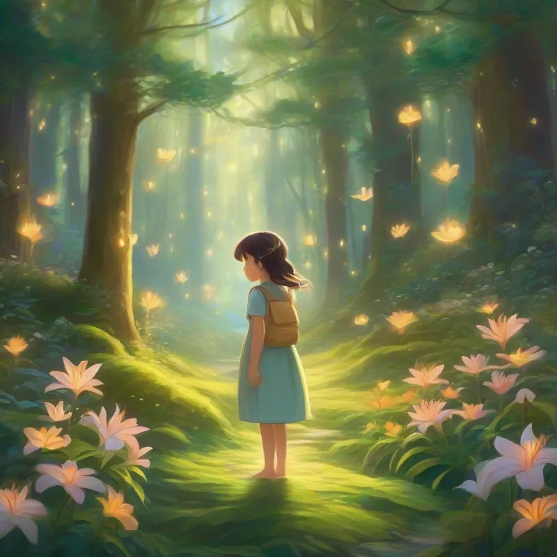 Lily's wish brings happiness and protection to the magical forest