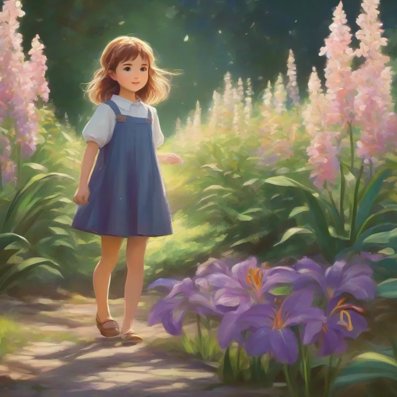 Lily returns to her normal size and cherishes the magic