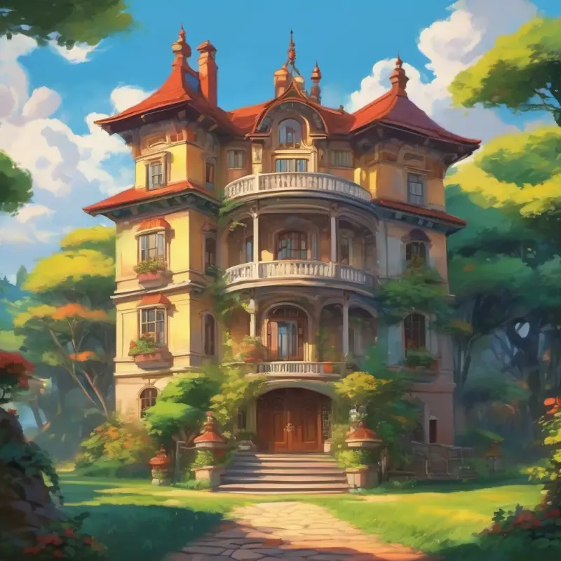 The mansion becomes a place of joy and laughter, teaching a lesson about not judging based on appearances.