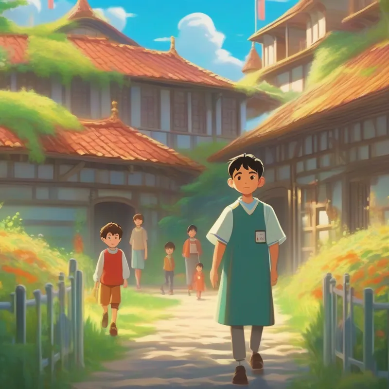 A beautiful hospital in the village and A resilient boy with sparkling eyes and a determined smile's family reunited and happy