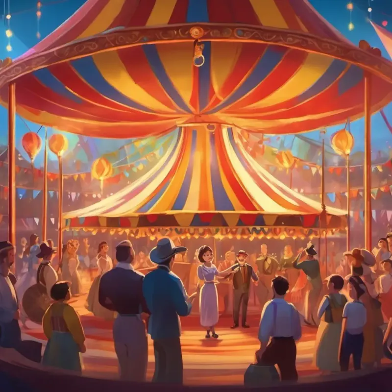 Introduction, the circus community preparing for the Luzia Fest.