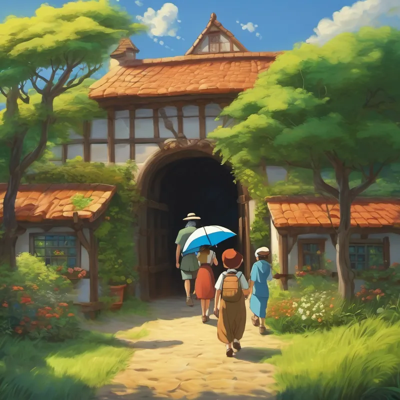 The arrival of the visitors