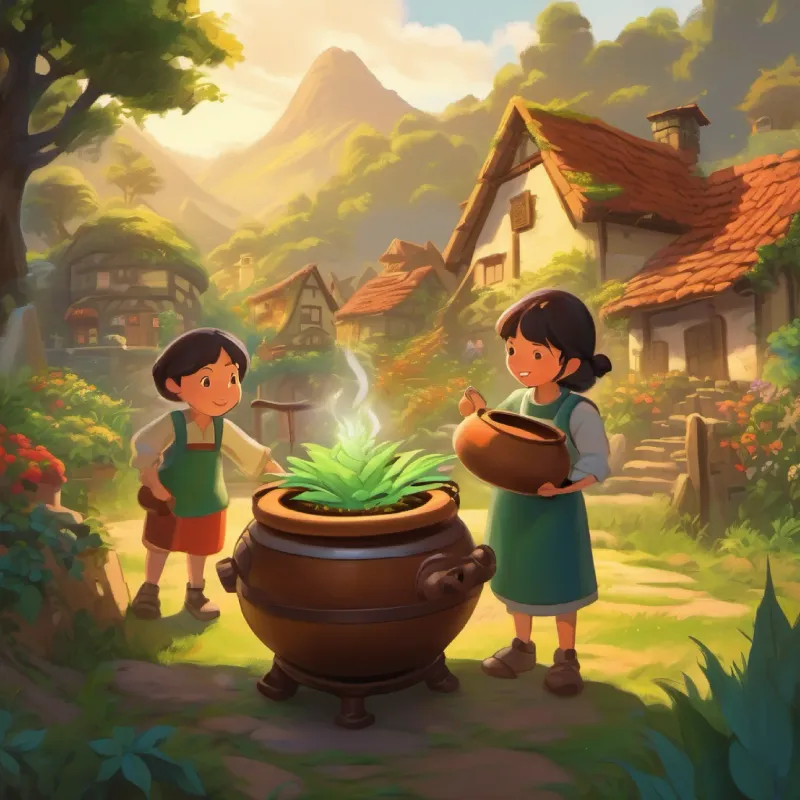 Protecting the pot, happy village, using the pot for good