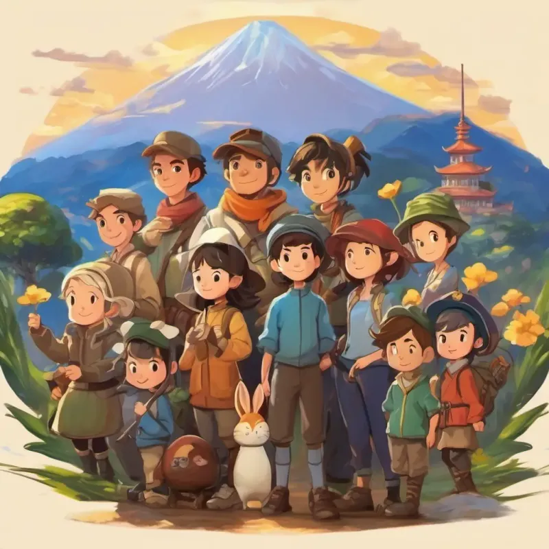 Introducing the main characters and their names.